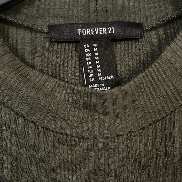 Forever 21 High Neck ribbed sweater dress - Picture 5 of 6